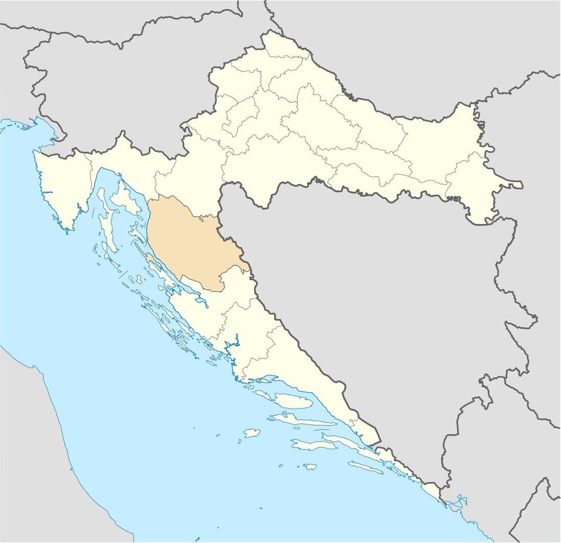 senj, croacia mapa