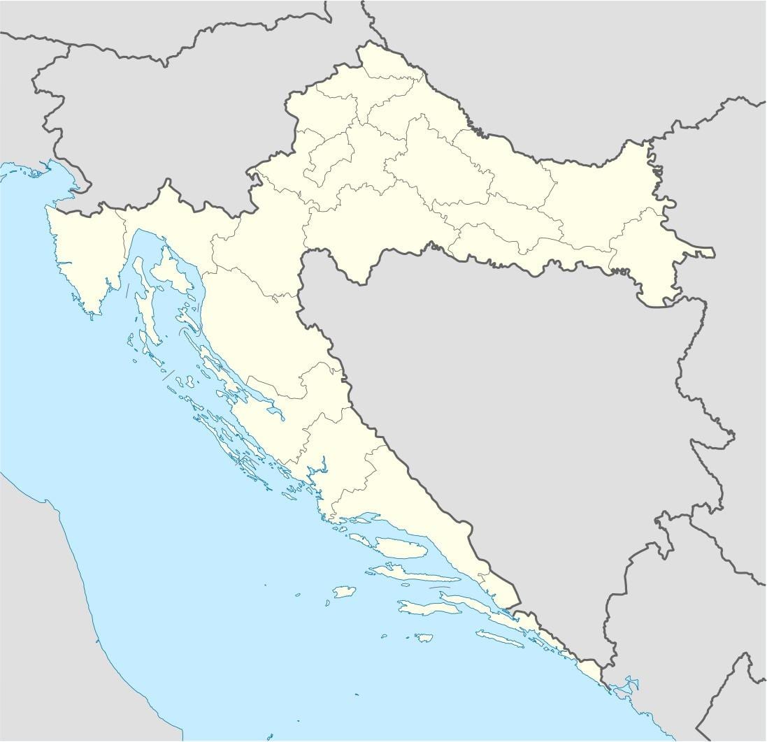 croacia mapa de ubicación