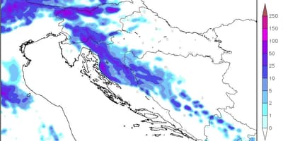 Mapa de croacia radar