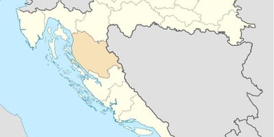 Senj, croacia mapa