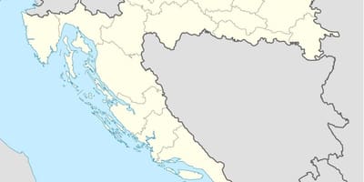 Croacia mapa de ubicación