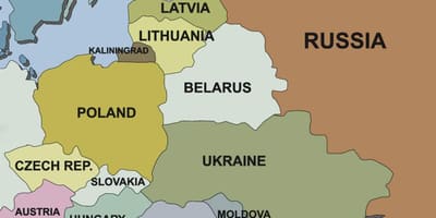 Mapa de croacia y los países vecinos