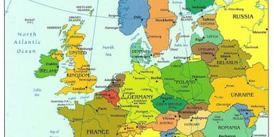 Mapa del mundo que muestra croacia